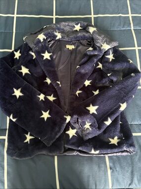 Hem & Thread Black Lined Faux Fur Coat